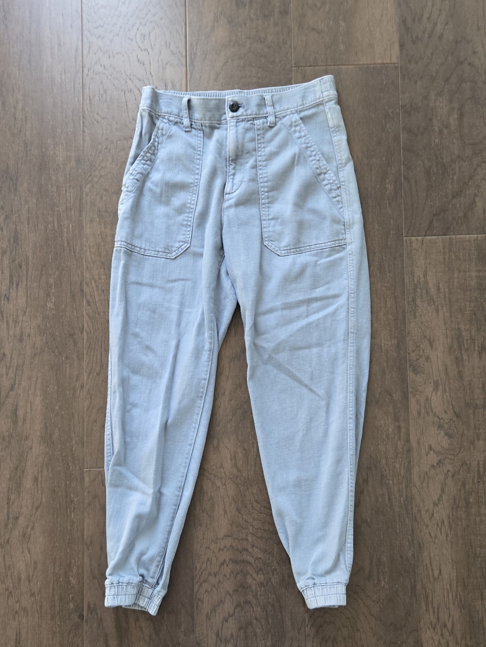 GAP Light Blue Gray Cropped Ankle Pants